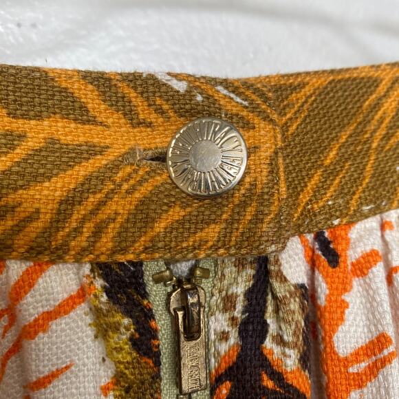 Y2k 1970s Style Flair Skirt - Picture 4 of 5